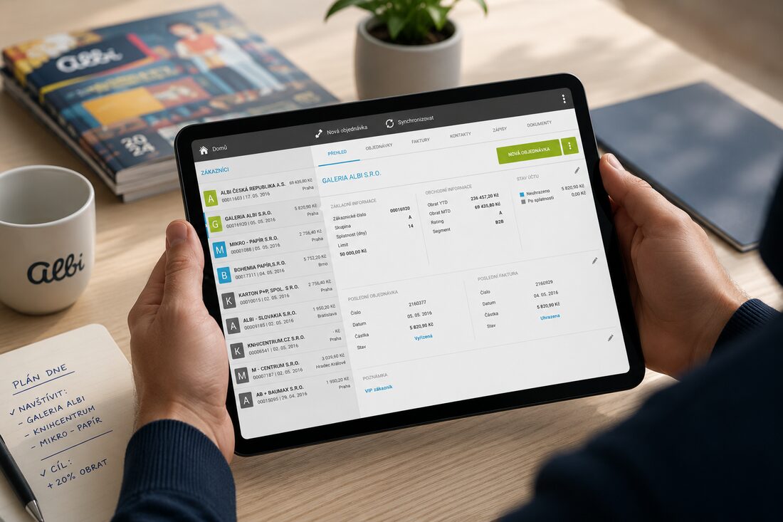 Albi — Door-to-door tablet sales & CRM