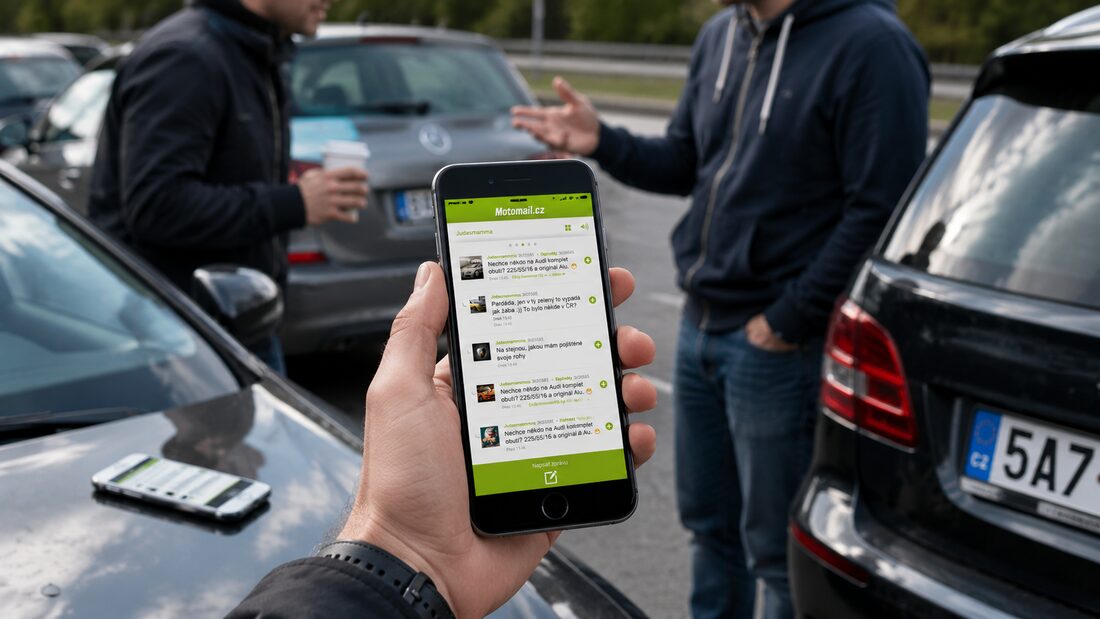 Motomail.cz — Mobile community service for drivers